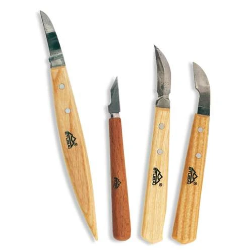 Stubai Chip Carving Knife Set 1 Stubai Chip Carving Knife Set