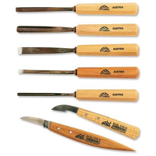 Stubai Wood Carving Set 1 Stubai Wood Carving Set