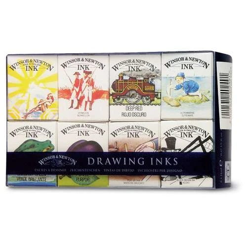Winsor & Newton 'William' Drawing Inks Set 1 Winsor & Newton 'William' Drawing Inks Set