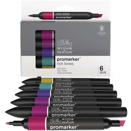 Winsor & Newton 6 Promarker Sets 1 Winsor & Newton 6 Promarker Sets