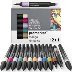 Winsor & Newton | Promarker™ Sets — 12 Markers -Art Supply Sales Winsor26amp3BNewton7CPromarkerE284A2SetsE2809412markers 3
