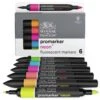 Winsor & Newton BrushMarker Fluorescent Set
