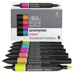 Winsor & Newton BrushMarker Fluorescent Set