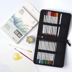 Winsor & Newton Studio Collection Watercolour Pencil Wallet -Art Supply Sales Winsor26amp3BNewtonStudioCollectionWatercolourPencilWallet 2