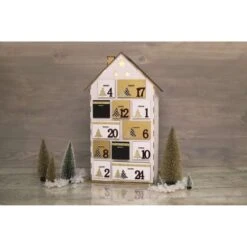 Wooden Advent Calendar House 8 Wooden Advent Calendar House -Art Supply Sales WoodenAdventCalendarHouse 2